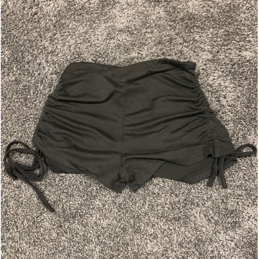 Black Adjustable Shorts